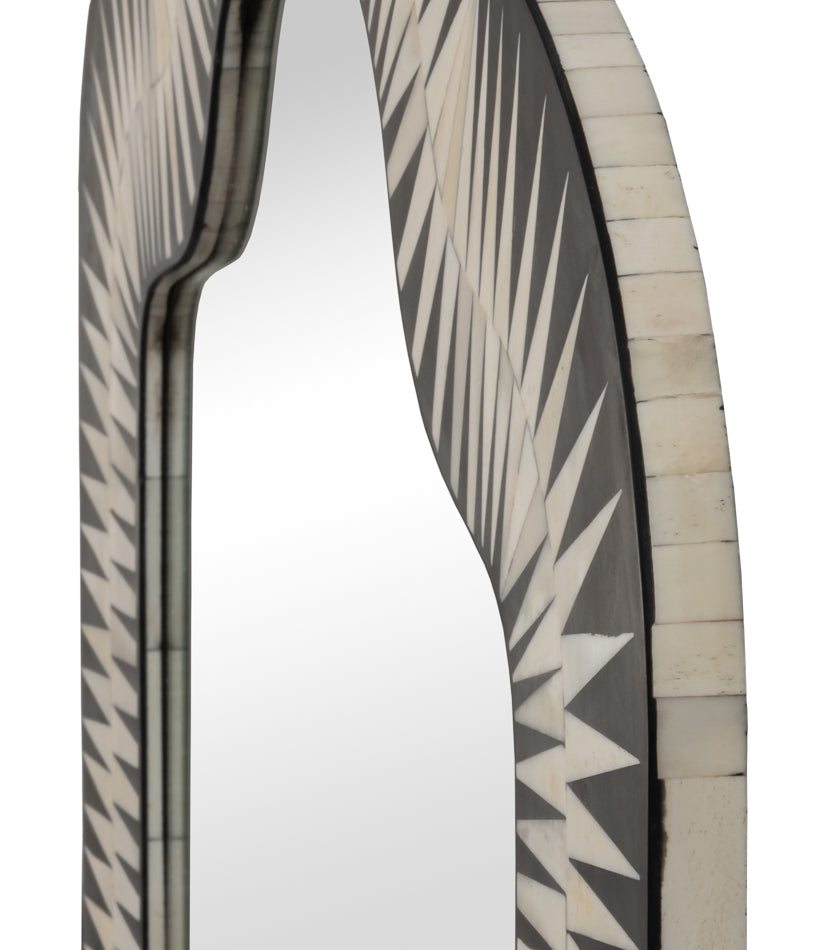 Meridian Bone Inlay Mirror - product view 4