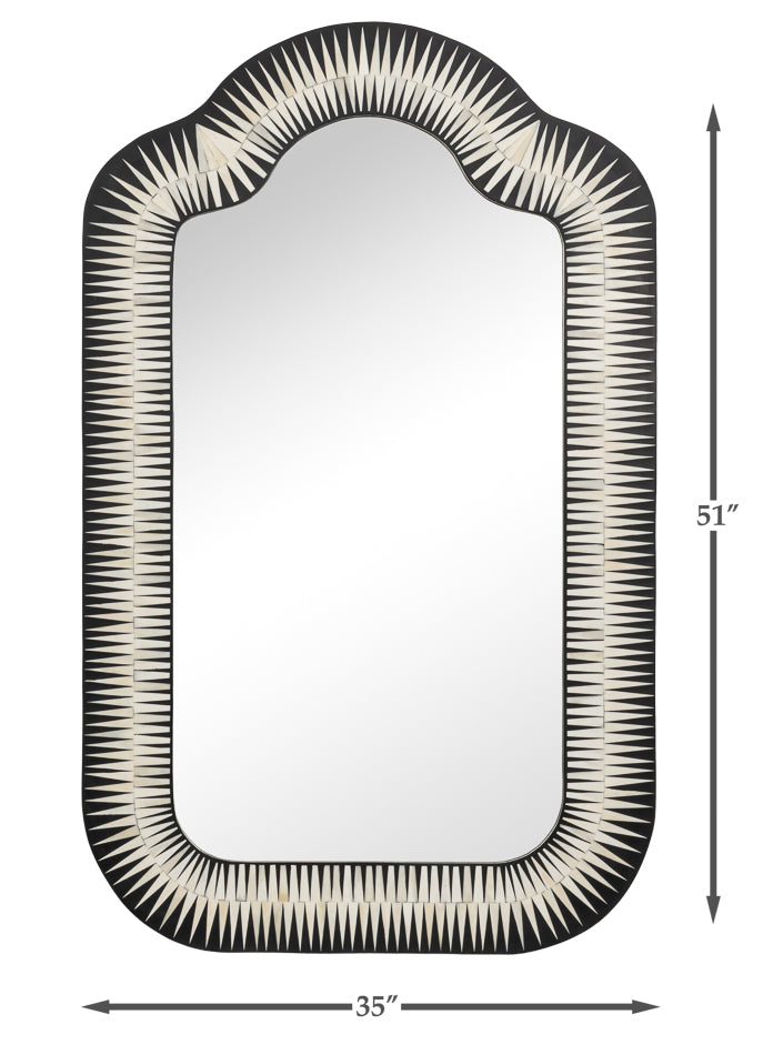 Meridian Bone Inlay Mirror - product view 7
