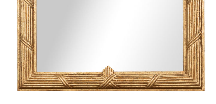 Gilded Pineapple Crest Mirror - product view 7