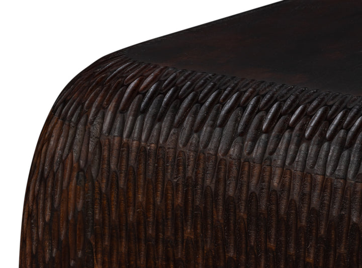 Molten Carved Side Table - product view 9