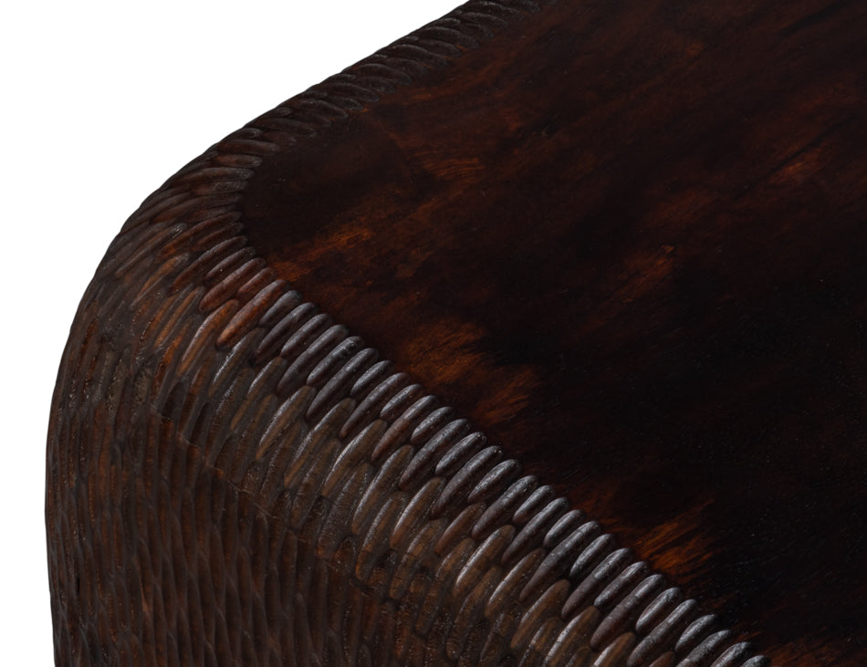 Molten Carved Side Table - product view 10