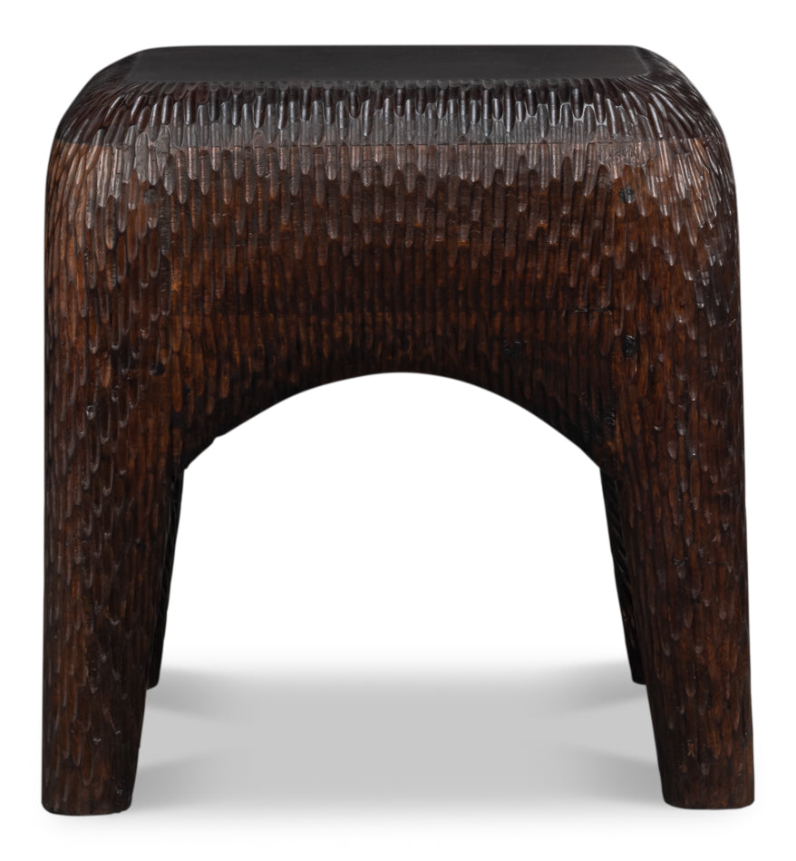 Molten Carved Side Table - product view 6