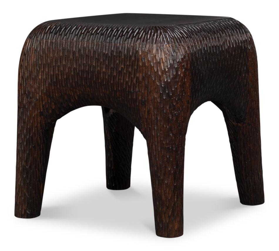 Molten Carved Side Table - product view 7