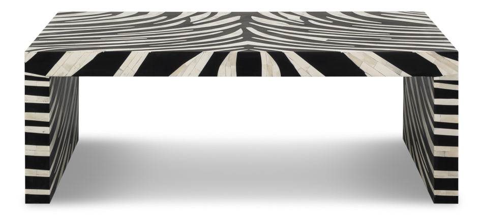 Meridian Bone Inlay Cocktail Table - product view 2
