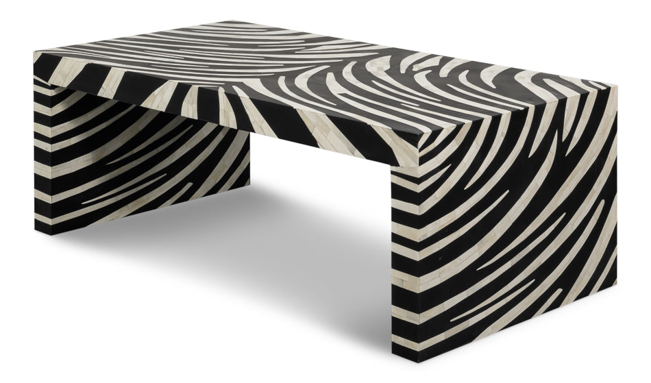 Meridian Bone Inlay Cocktail Table - product view 3