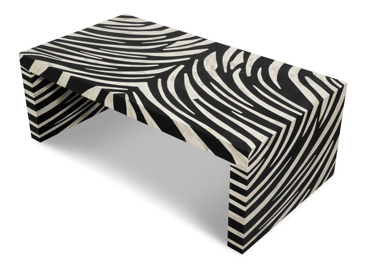 Meridian Bone Inlay Cocktail Table - product view 4