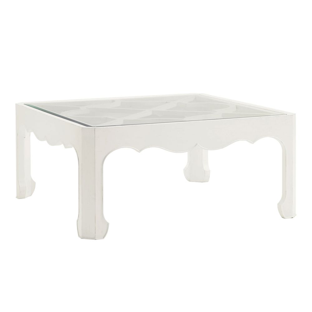 Coffee Tables Cassava Cocktail Table With Glass Insert - Somers Isle