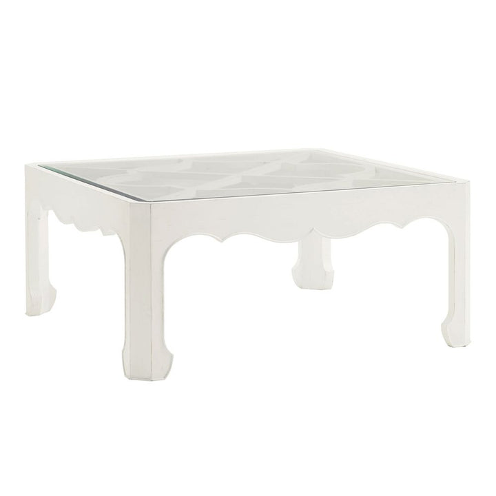 Coffee Tables Cassava Cocktail Table With Glass Insert - Somers Isle
