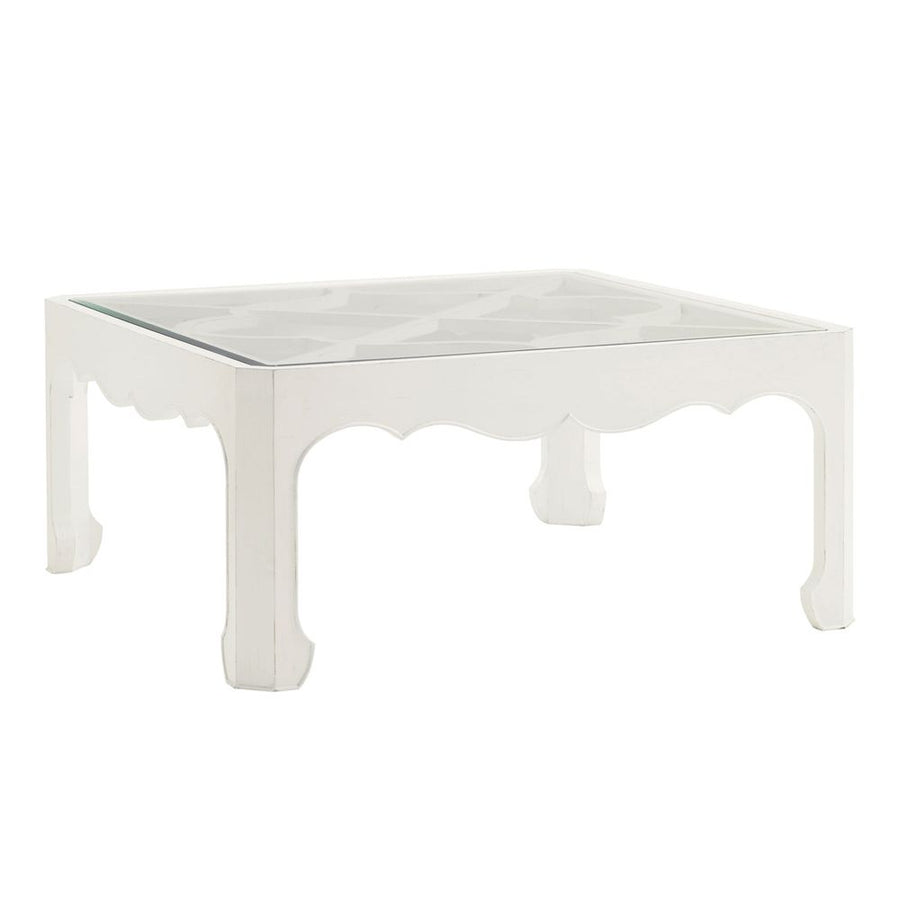 Coffee Tables Cassava Cocktail Table With Glass Insert - Somers Isle