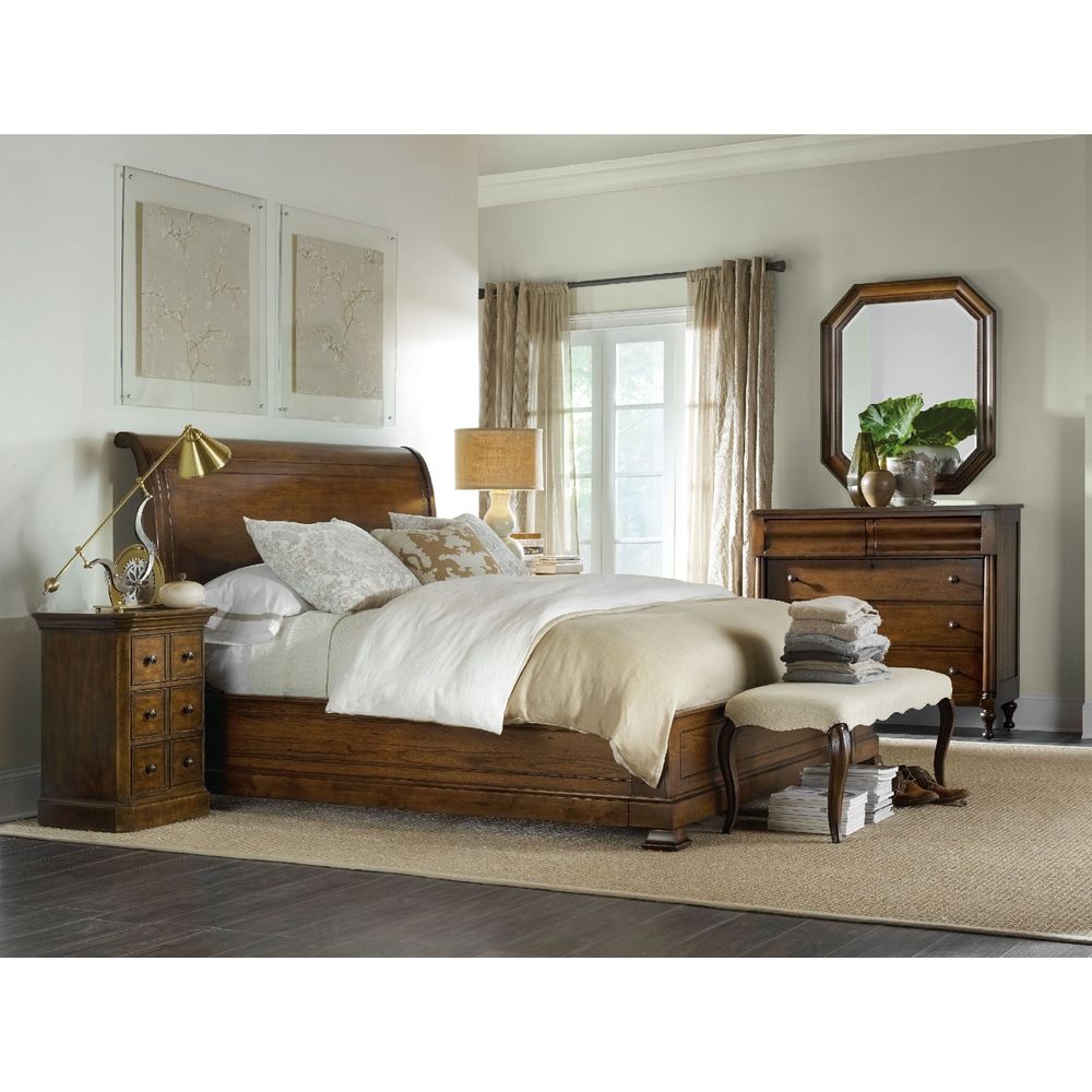 Beds Archivist Sleigh Bed with Low Footboard