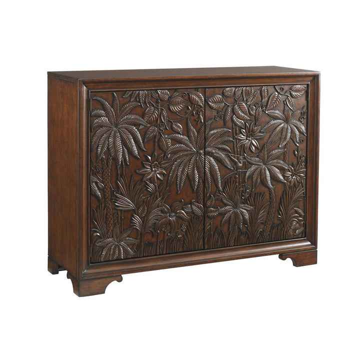 Dressers & Chests Balboa Carved Door Chest - Sumatra