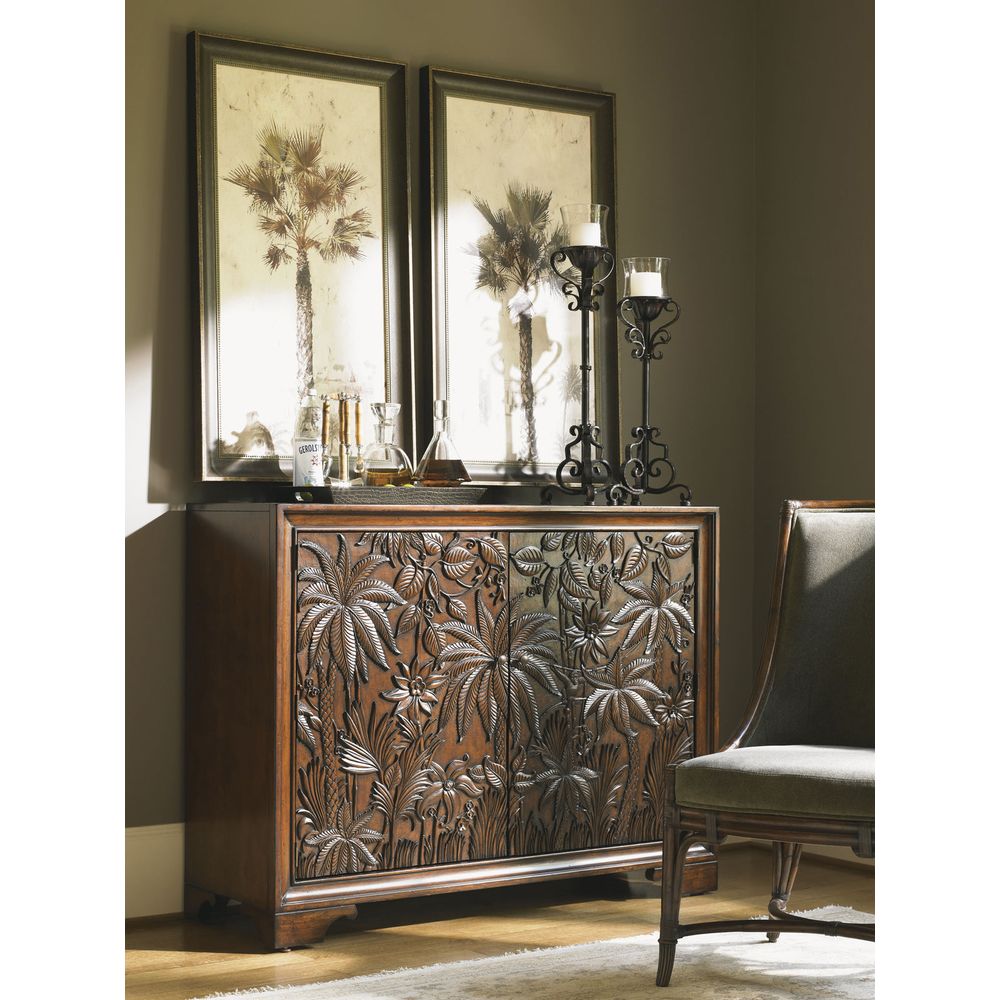 Dressers & Chests Balboa Carved Door Chest - Sumatra