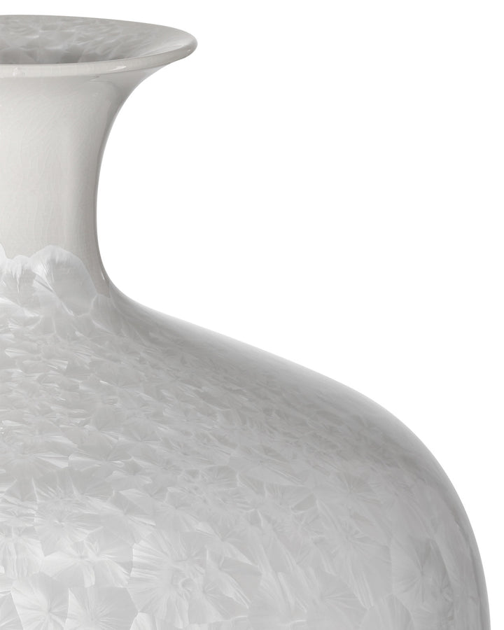 Crystalline White Vase