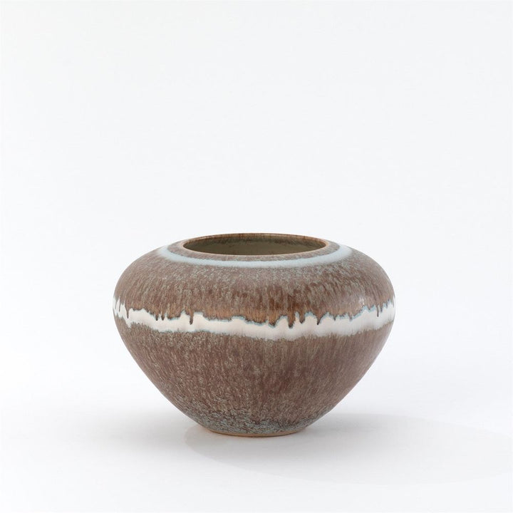 Tuscan Collection Soft Stripe Round Vase-Lg