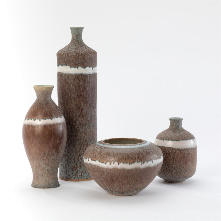 Vases Tuscan Collection Soft Stripe Bottle Vase