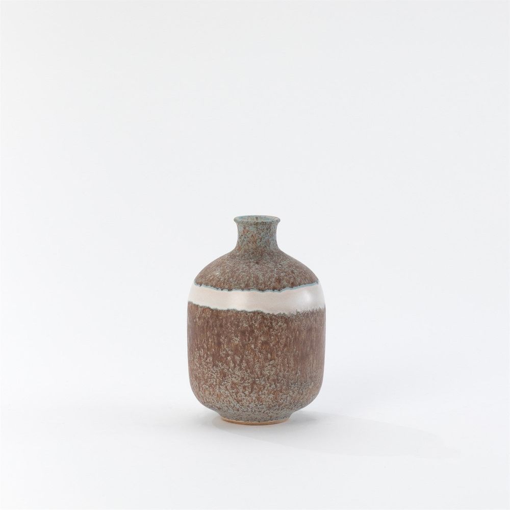 Tuscan Collection Soft Stripe Round Vase-Lg