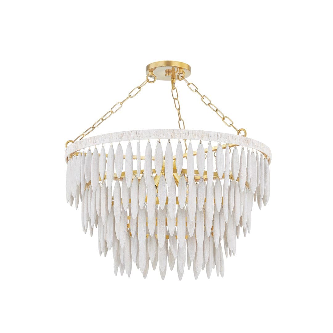 Tiffany 4 Light Chandelier-Mitzi-HVL-H805804-AGB-Chandeliers-1-France and Son