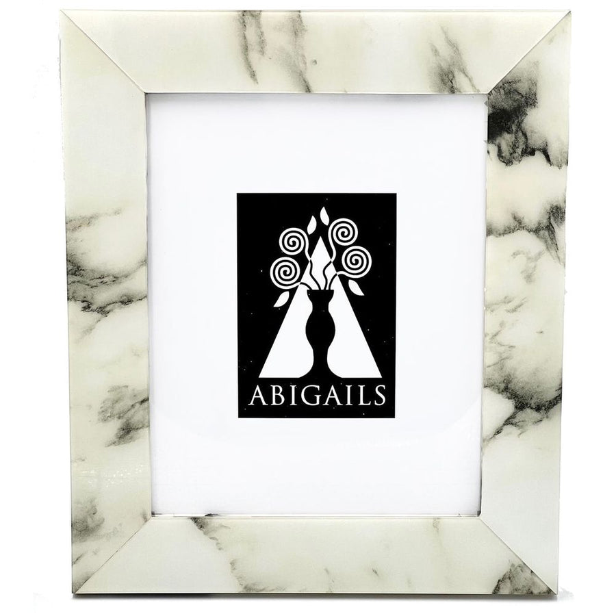 Picture Frames Frame, Black/White Marble, 8 X 10 Set of 2