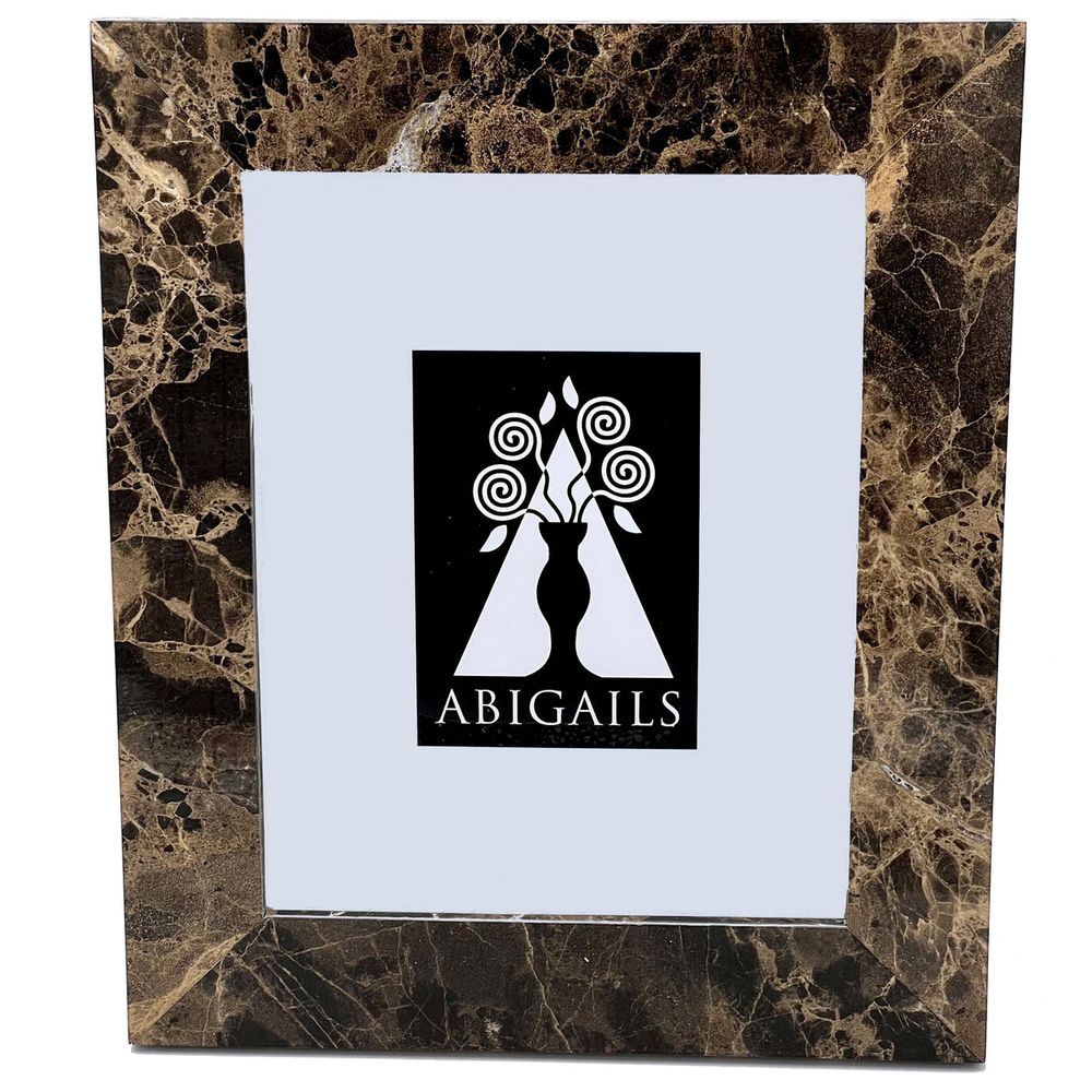 Picture Frames Frame, Brown Marble, 8 X 10 Set of 2