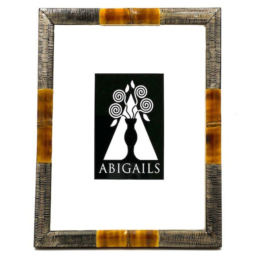 Picture Frames Frame, Horned Pipe with Burnt Bamboo, 8 X 10 Set of 2