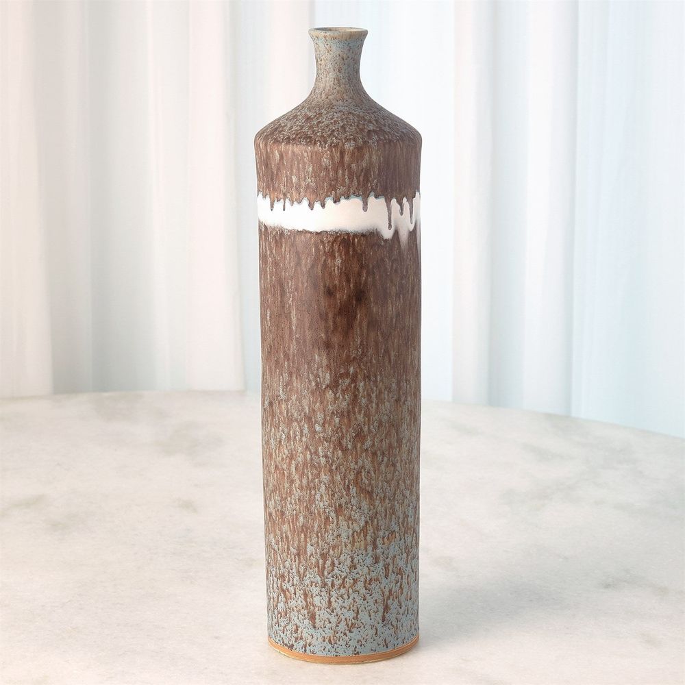 Tuscan Collection Soft Stripe Round Vase-Lg