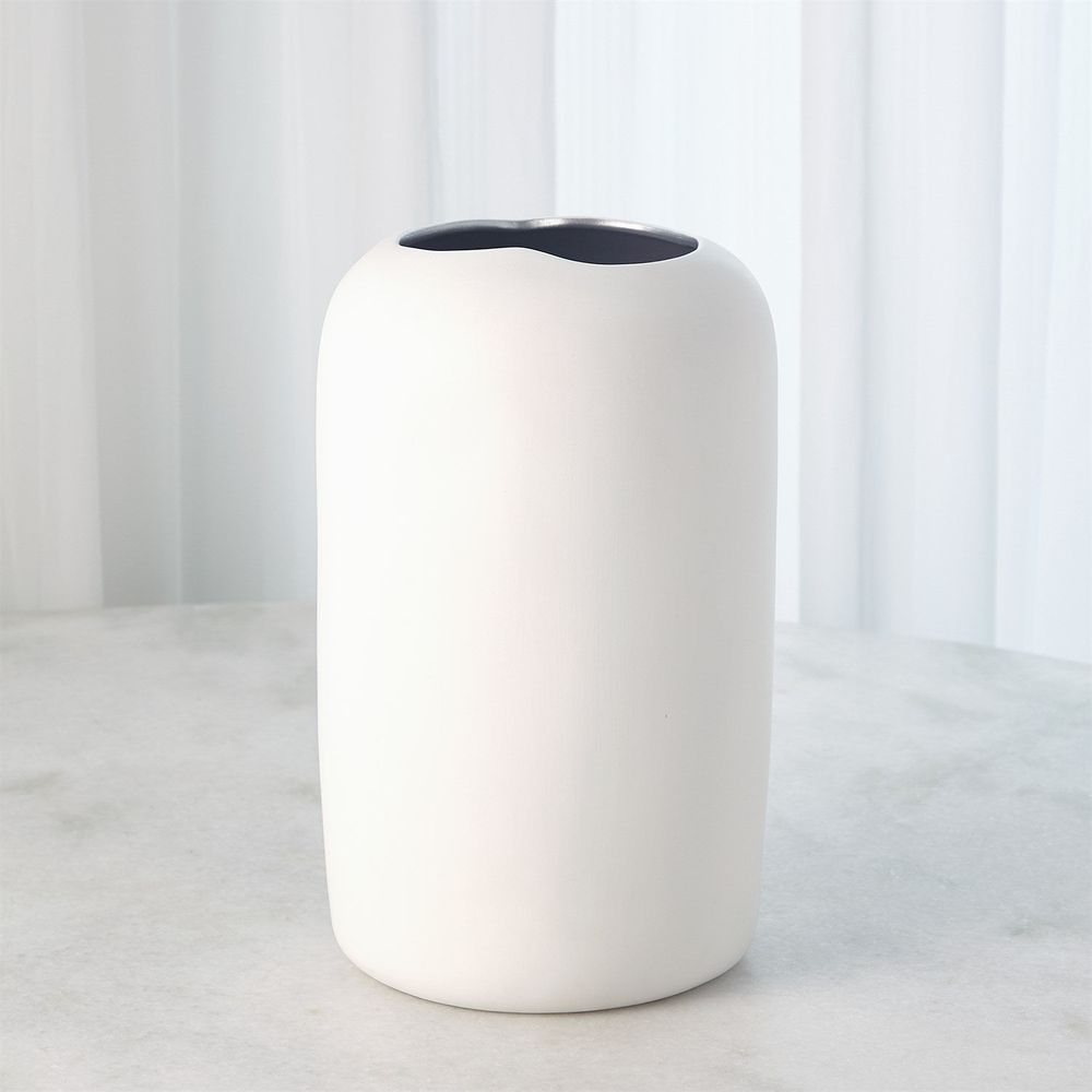 Impressionistic Simple Face Umbrella Stand-Matte White