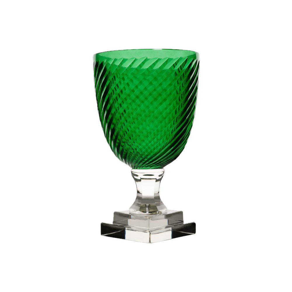 Candle Holders Small Green Hurricane