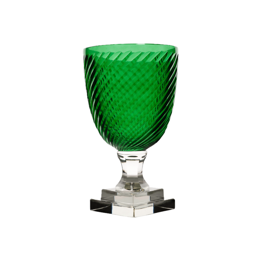 Candle Holders Small Green Hurricane