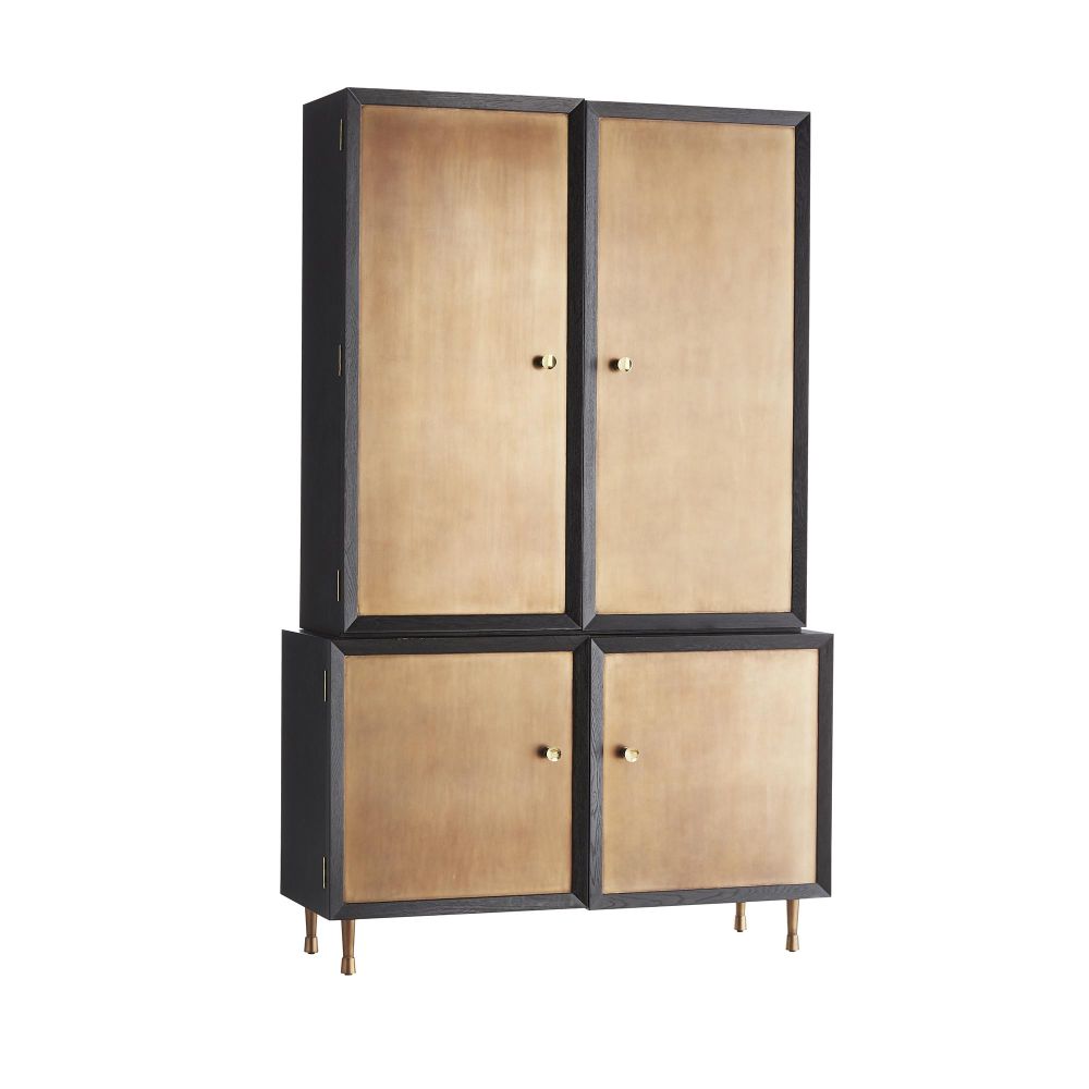 Cabinets & Curios Slater Tall Cabinet - Black