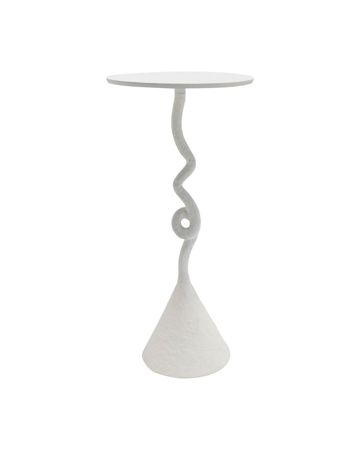Cauda White Drinks Table