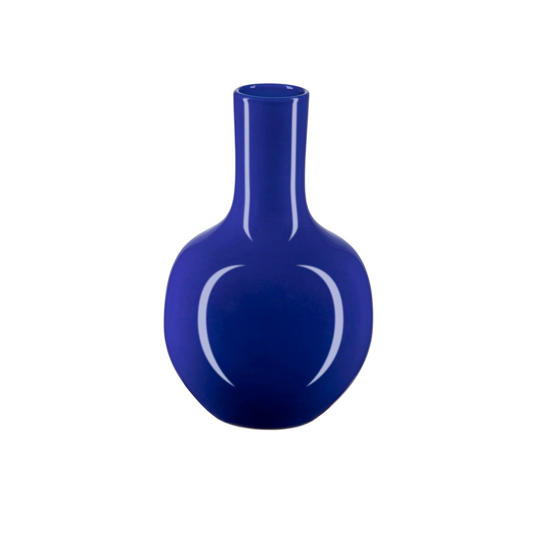 Ocean Blue Long Neck Vase