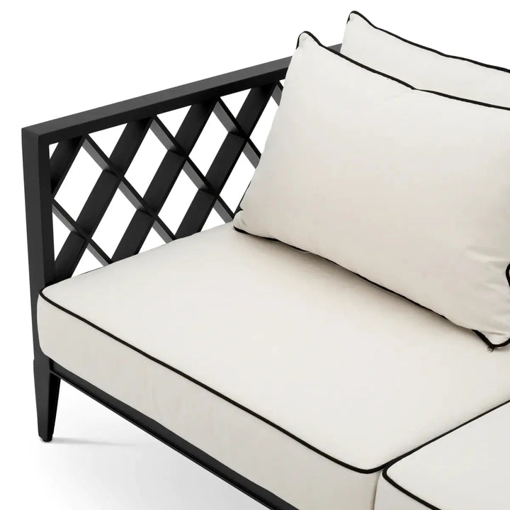 Outdoor Sofa Ocean Club S Black Sunbrella Canvas - image 5