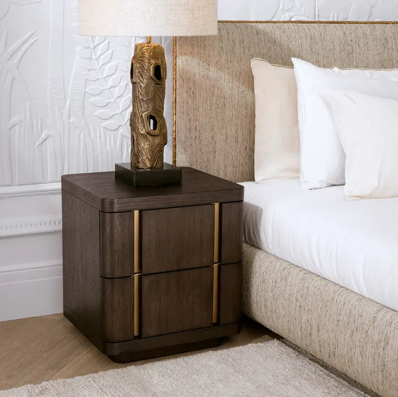 Nightstand Modesto S Mocha Oak Veneer - image 2