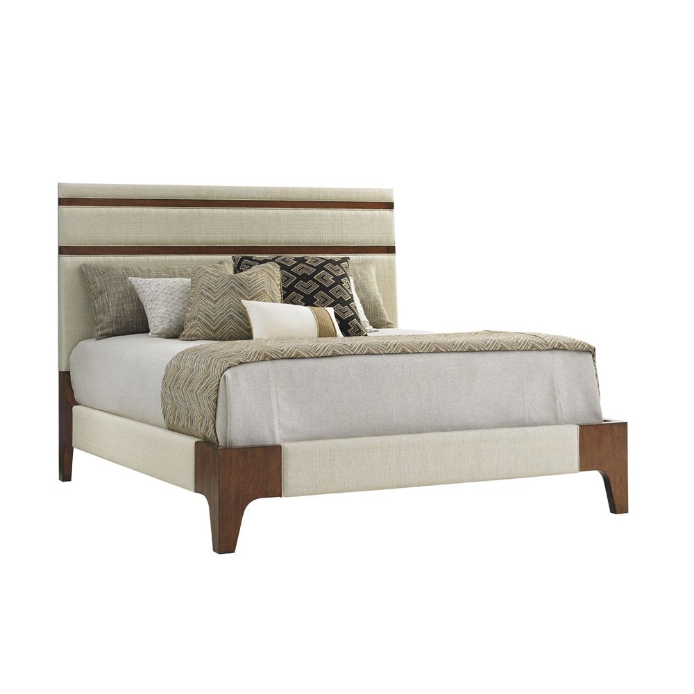 Beds Mandarin Upholstered Panel Bed 6/6 King - Sebana