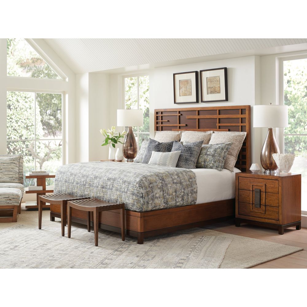 Beds Shanghai Panel Bed 6/6 King - Sebana