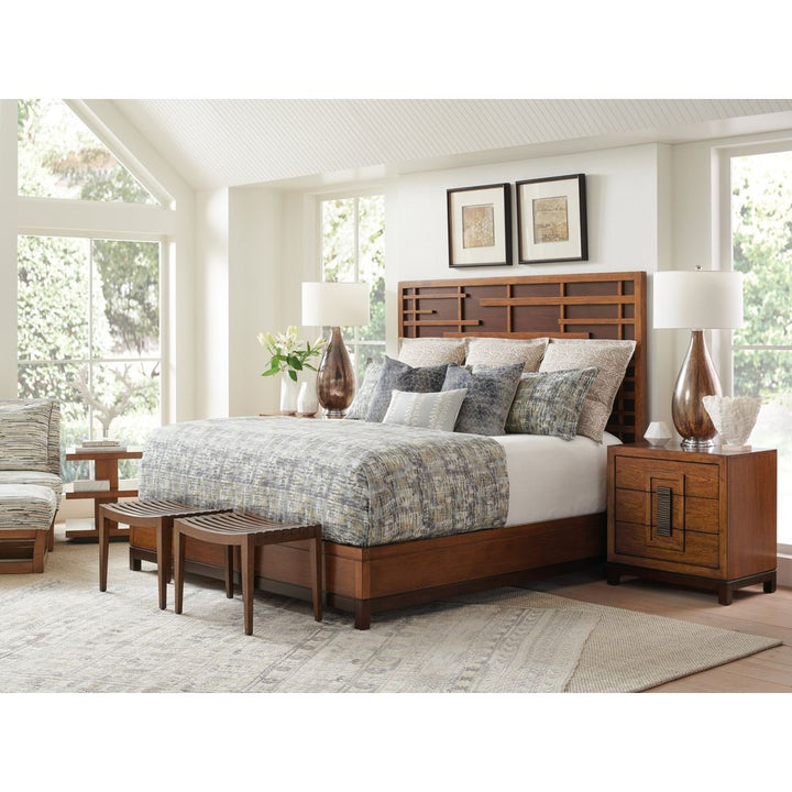 Beds Shanghai Panel Bed 6/6 King - Sebana