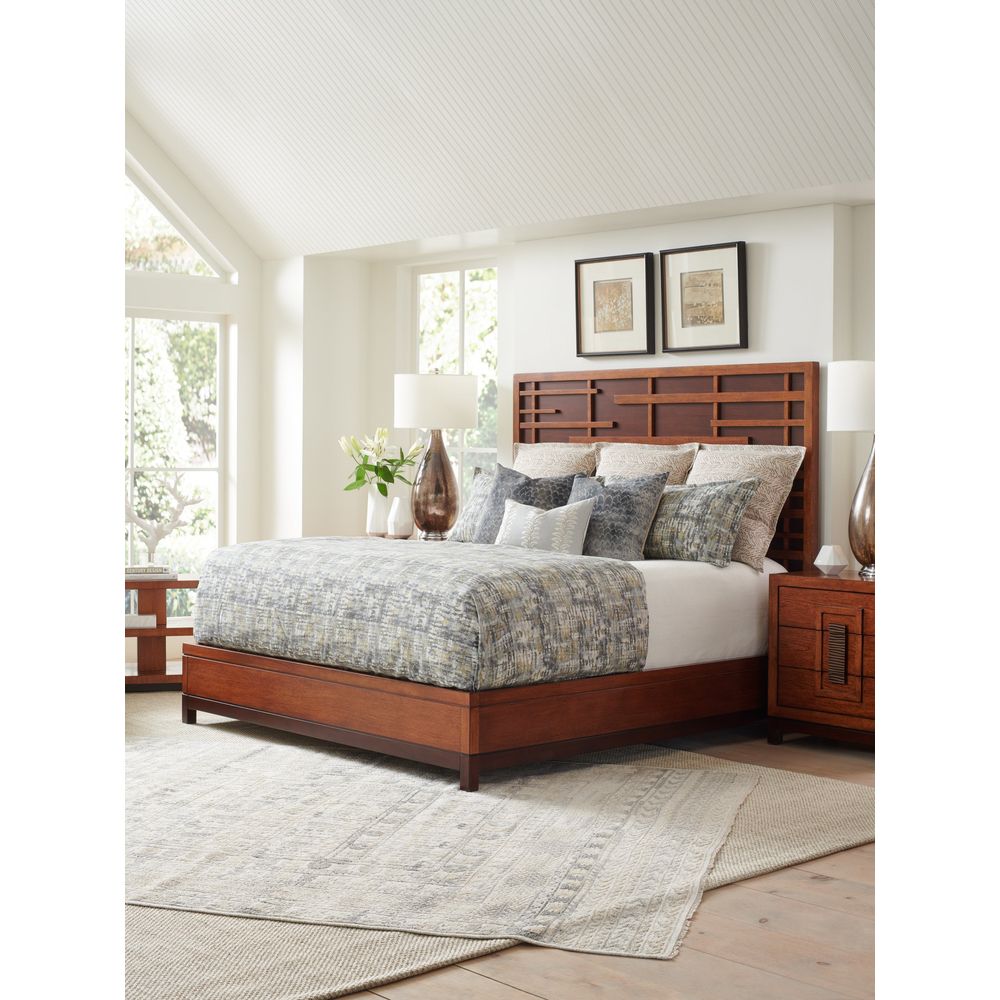 Beds Shanghai Panel Bed 6/6 King - Sebana