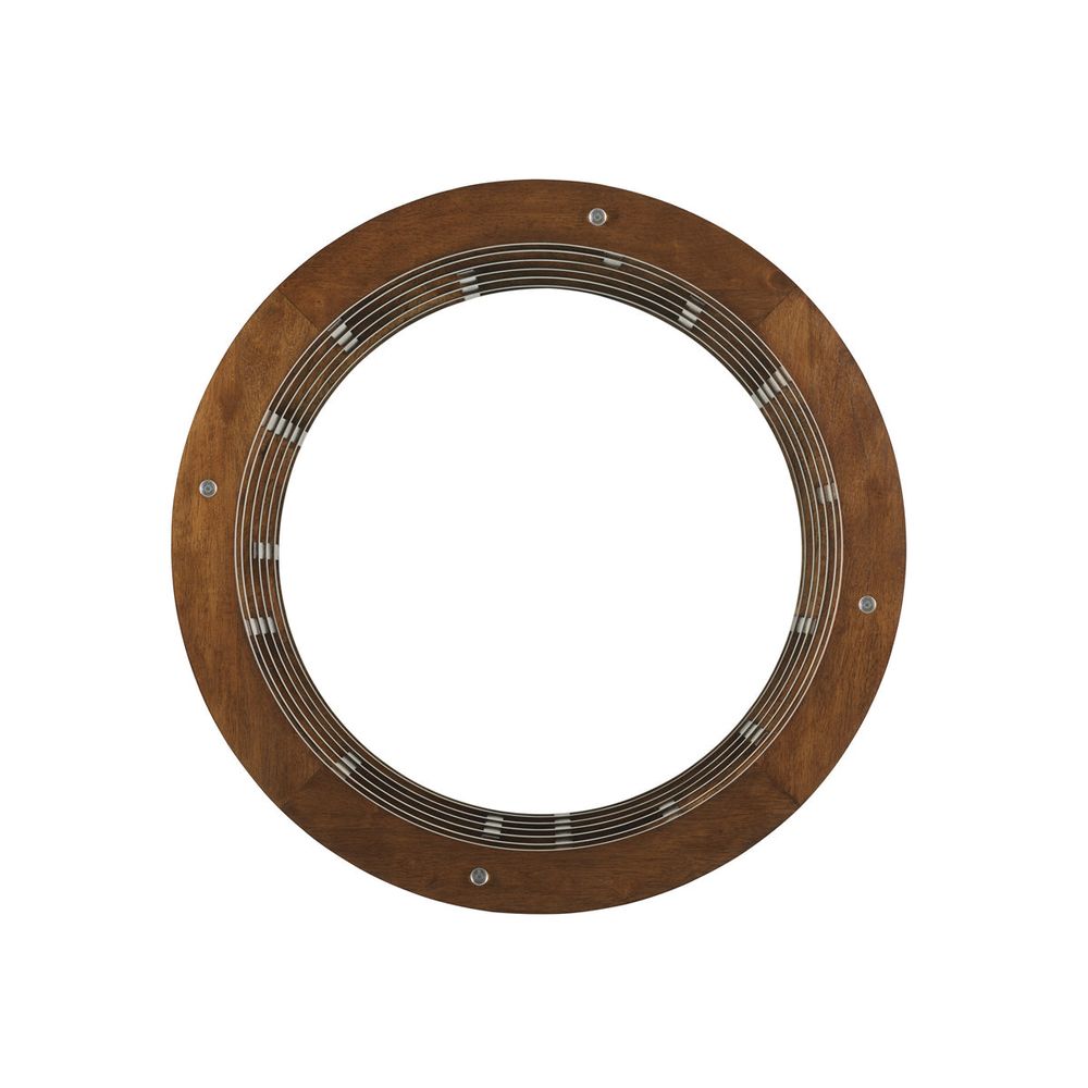 Meridien Round Dining Table With Wooden Top - Sebana