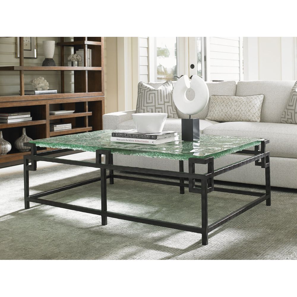 Coffee Tables Hermes Reef Glass Top Cocktail Table - Sebana