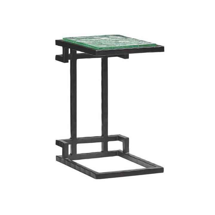 Side Tables Hermes Reef Glass Top Martini Table - Sebana
