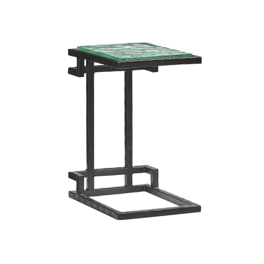 Side Tables Hermes Reef Glass Top Martini Table - Sebana