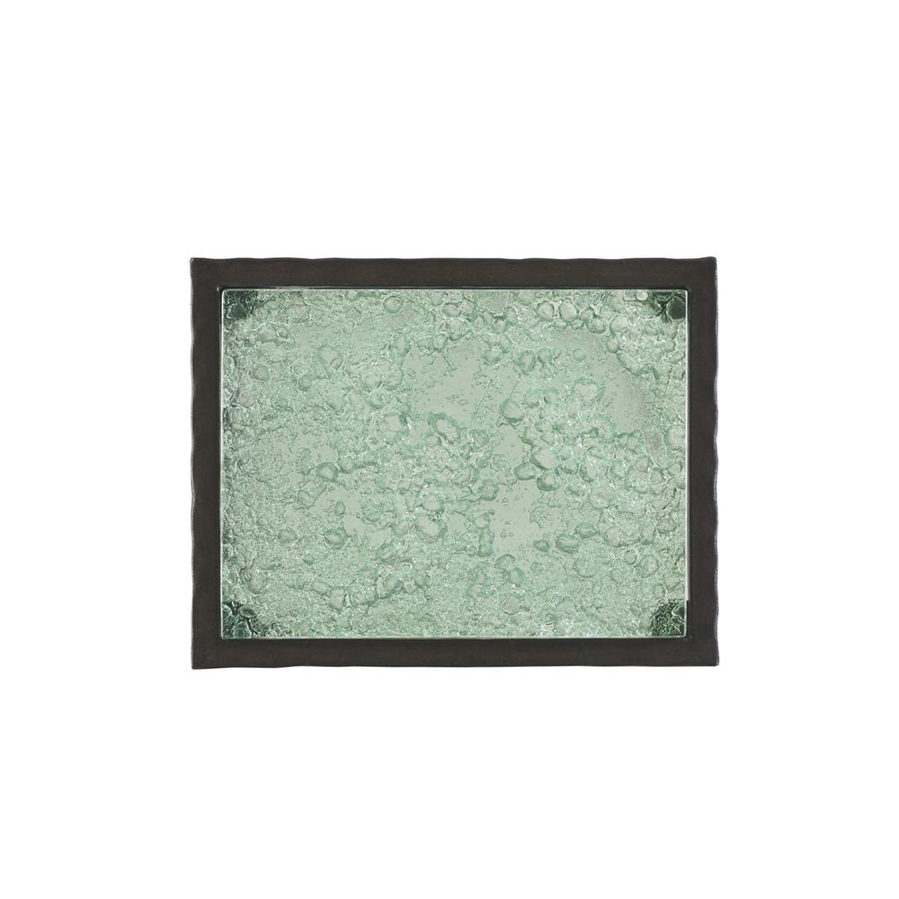 Side Tables Hermes Reef Glass Top Martini Table - Sebana