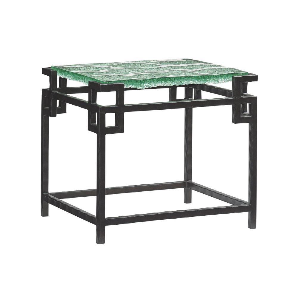 Side Tables Hermes Reef Glass Top End Table - Sebana