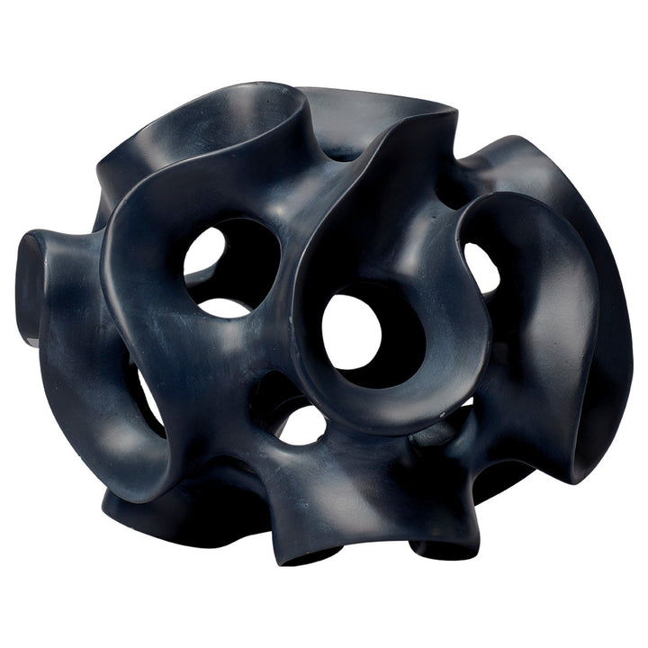 Ribbon Sphere-Jamie Young-JAMIEYO-7RIBB-SPBK-Decorative ObjectsBlack-2-France and Son