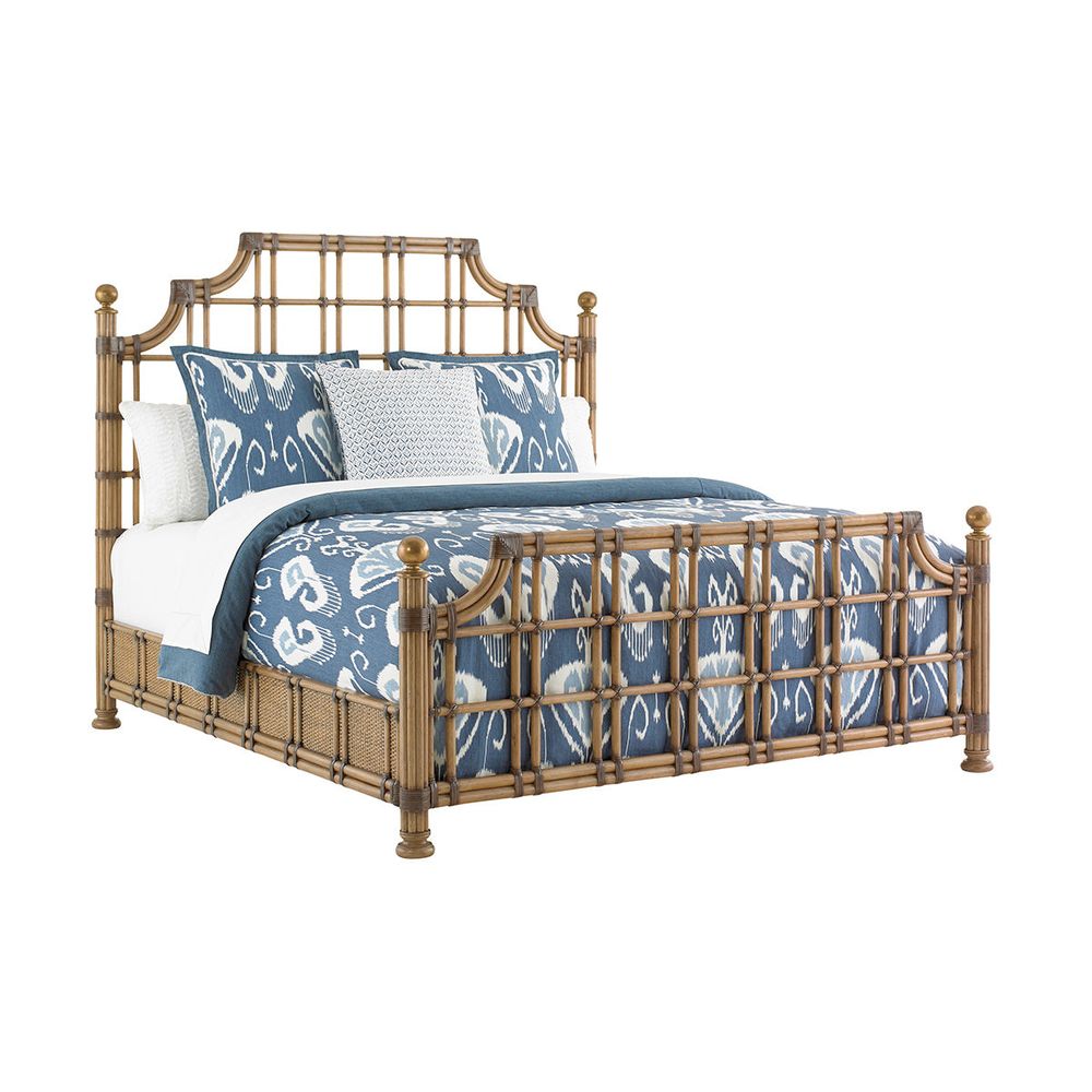 Beds St. Kitts Rattan Bed 6/6 King - Bermuda Sands