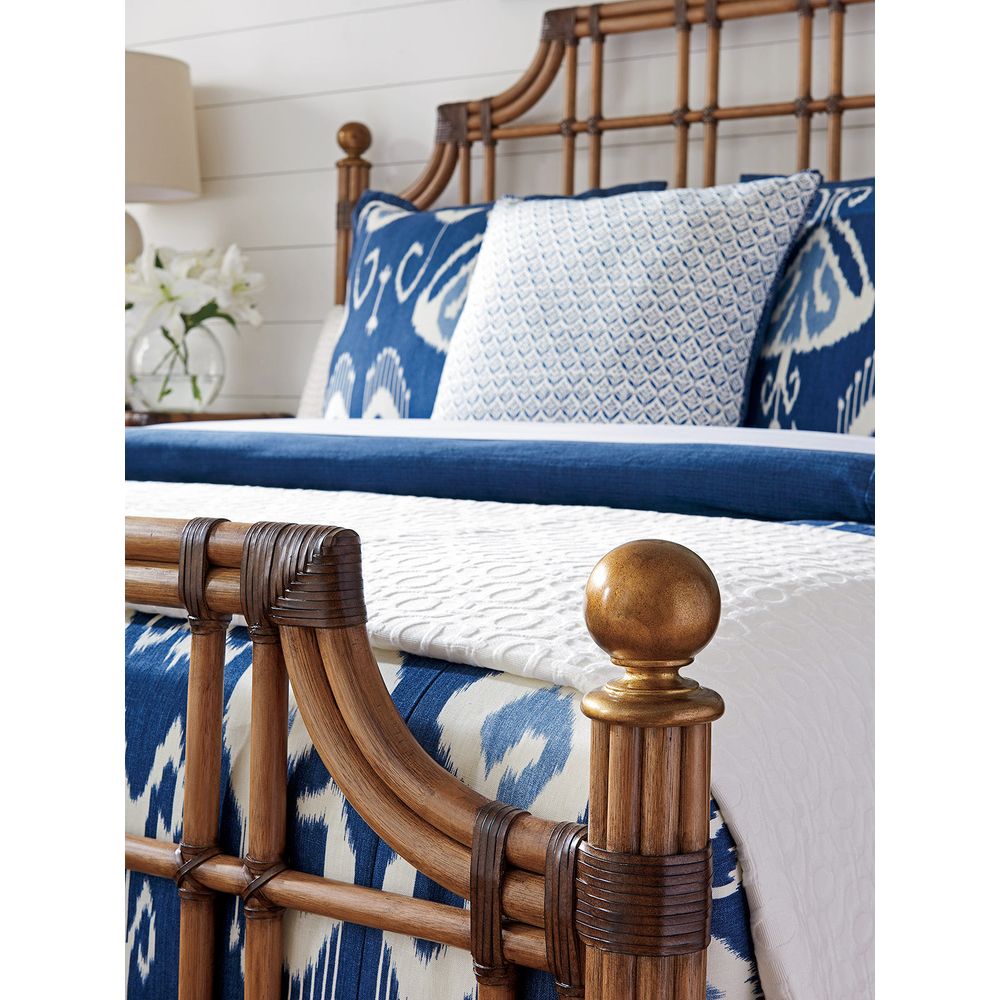 Beds St. Kitts Rattan Bed 6/6 King - Bermuda Sands