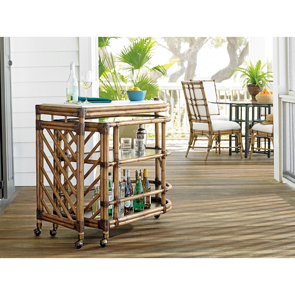 Sideboards & Credenzas Cable Beach Bar Cart - Bermuda Sands