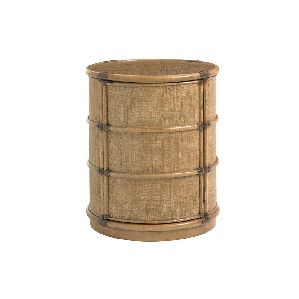 Side Tables Cassada Drum Table - Bermuda Sands