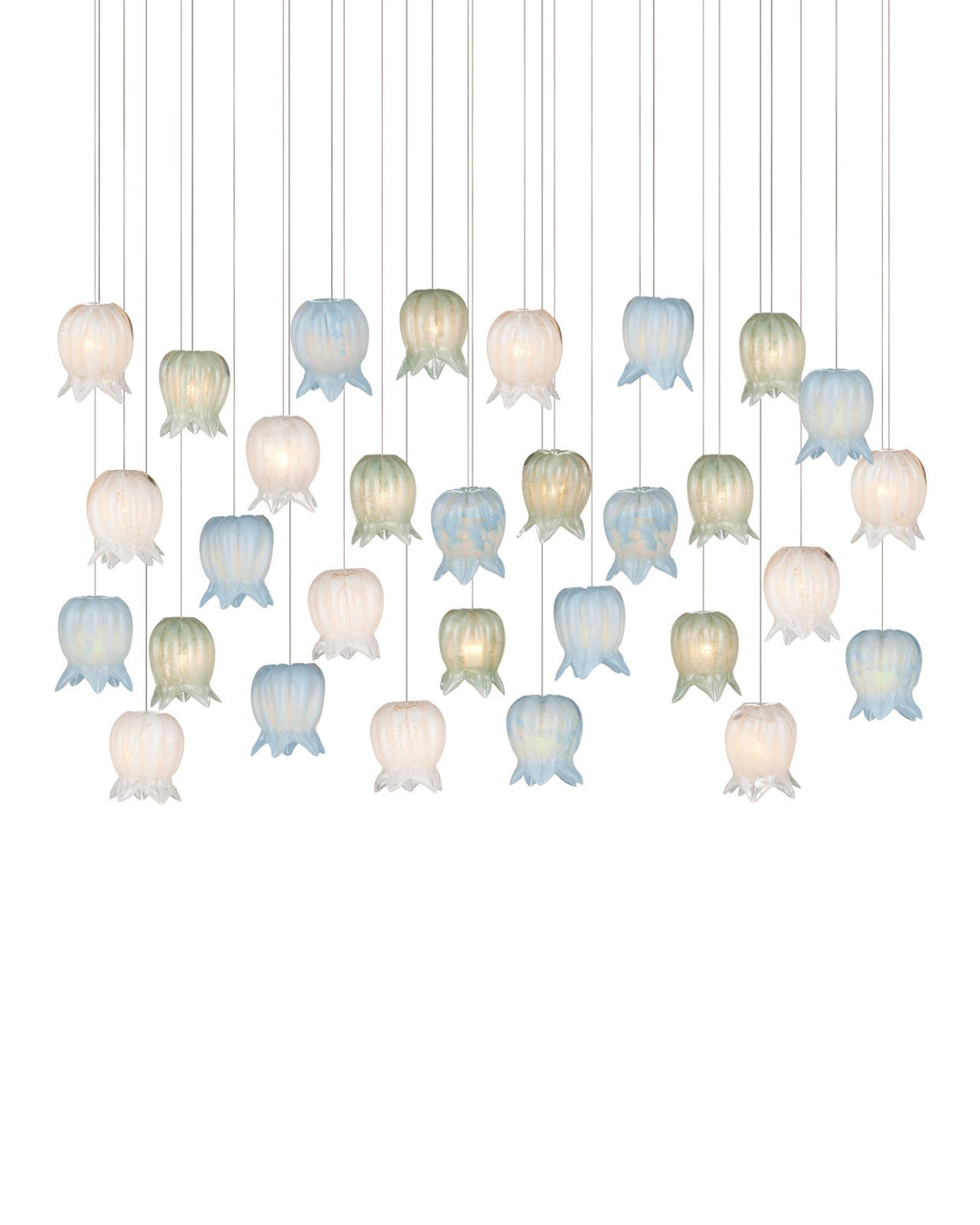 Pendants:Multi Polpo Misto 30-Light Linear Multi-Drop Pendant