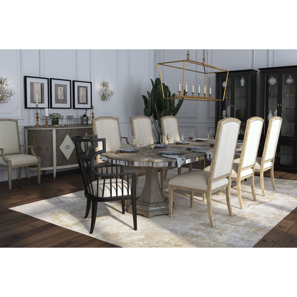 Sanctuary Rectangle Dining Table w/2-20in leaves
